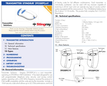 Load image into Gallery viewer, Sentex CLIKcard Compatible - 295MHz Stingray Visor Remote 1-Button

