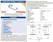 Load image into Gallery viewer, DoorKing MicroCLIK 8066-080 Compatible - 318MHz Stingray Visor Remote 1-Button
